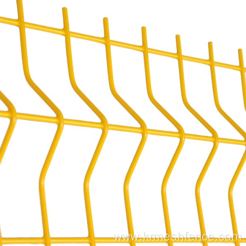 3D curved welded wire mesh panel fence